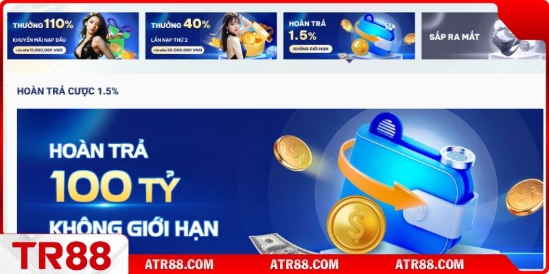 Chi tiết về khuyến mãi Tr88 cho bạn 