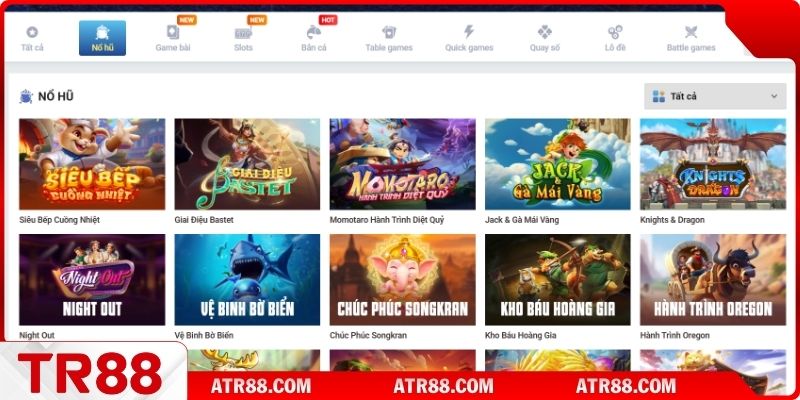 Thông tin cơ bản về nổ hũ Tr88