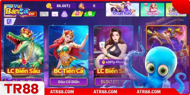 Trải nghiệm bắn cá đại dương đầy sắc màu